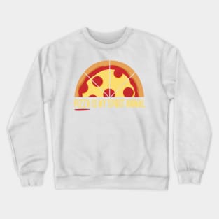 Pizza is My Spirit Animal Crewneck Sweatshirt